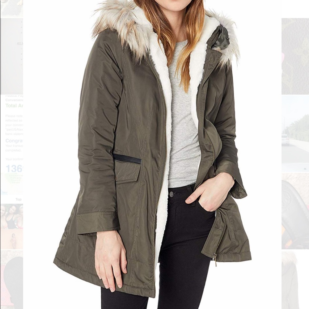 French Connection – Faux Fur Lined Parka